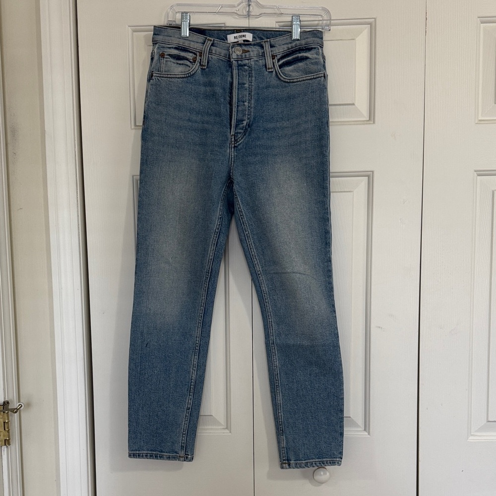 Re/Done 90s High Rise Ankle Crop